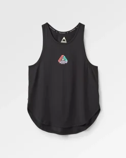 Breezy Recyceltes Aktiv Top - Schwarz