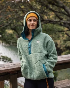 Calla Kapuzen Recyceltes Polar-Fleece mit Futter - Pistazie