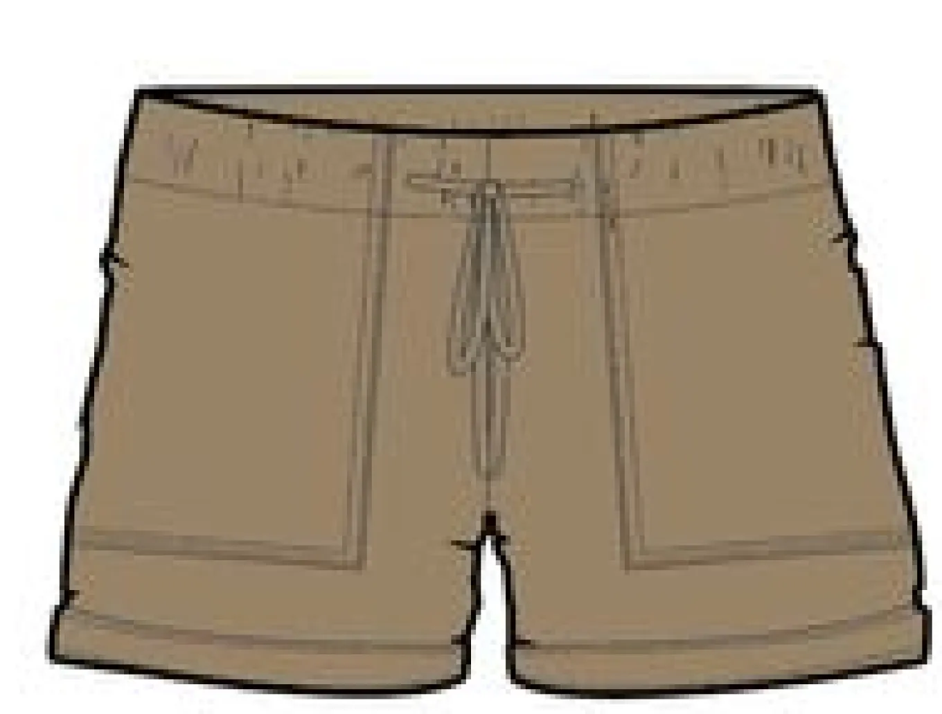Carriso Bio-Baumwollshorts - Biskuit