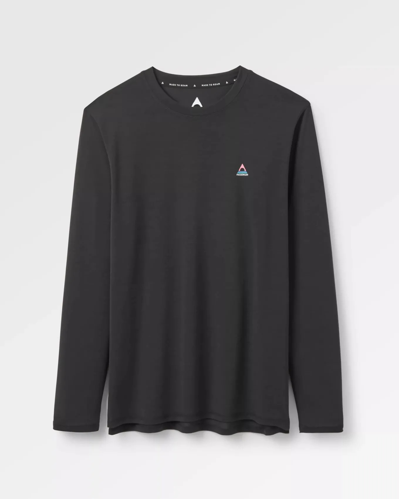 Classic Aktives Recyceltes Langarm-T-Shirt - Schwarz