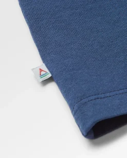 Classic Logo Recyceltes Baumwoll-T-Shirt - Tiefes Marineblau
