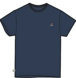 Classic Logo Recyceltes Baumwoll-T-Shirt - Tiefes Marineblau