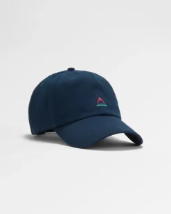 Classic Recycelte Baumwolle 6 Panel Kappe - Tiefes Marineblau