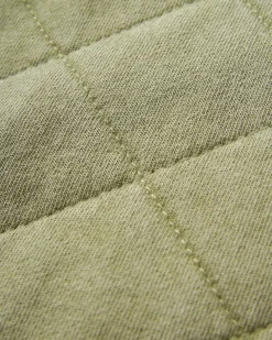 Clementine Recyceltes Gestepptes Top - Khaki