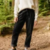 Compass Recycelte Cordhose - Schwarz