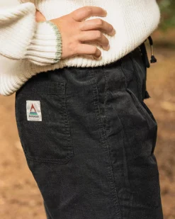 Compass Recycelte Cordhose - Schwarz