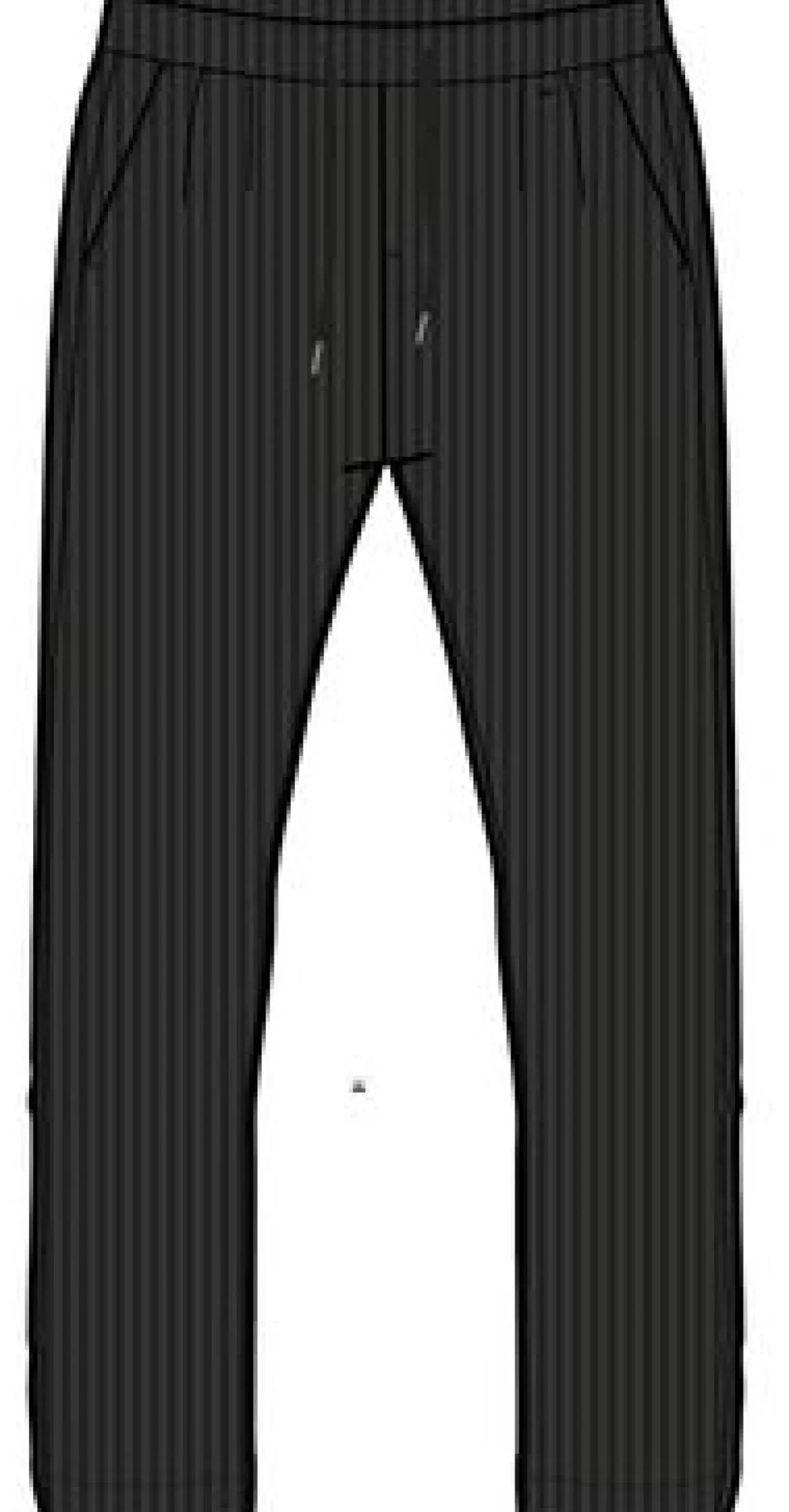Compass Recycelte Cordhose - Schwarz