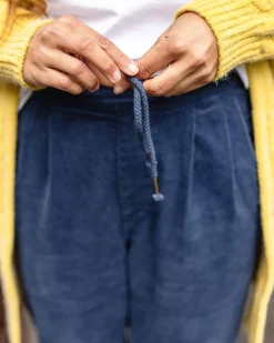 Compass Recycelte Cordhose - Dunkler Denim