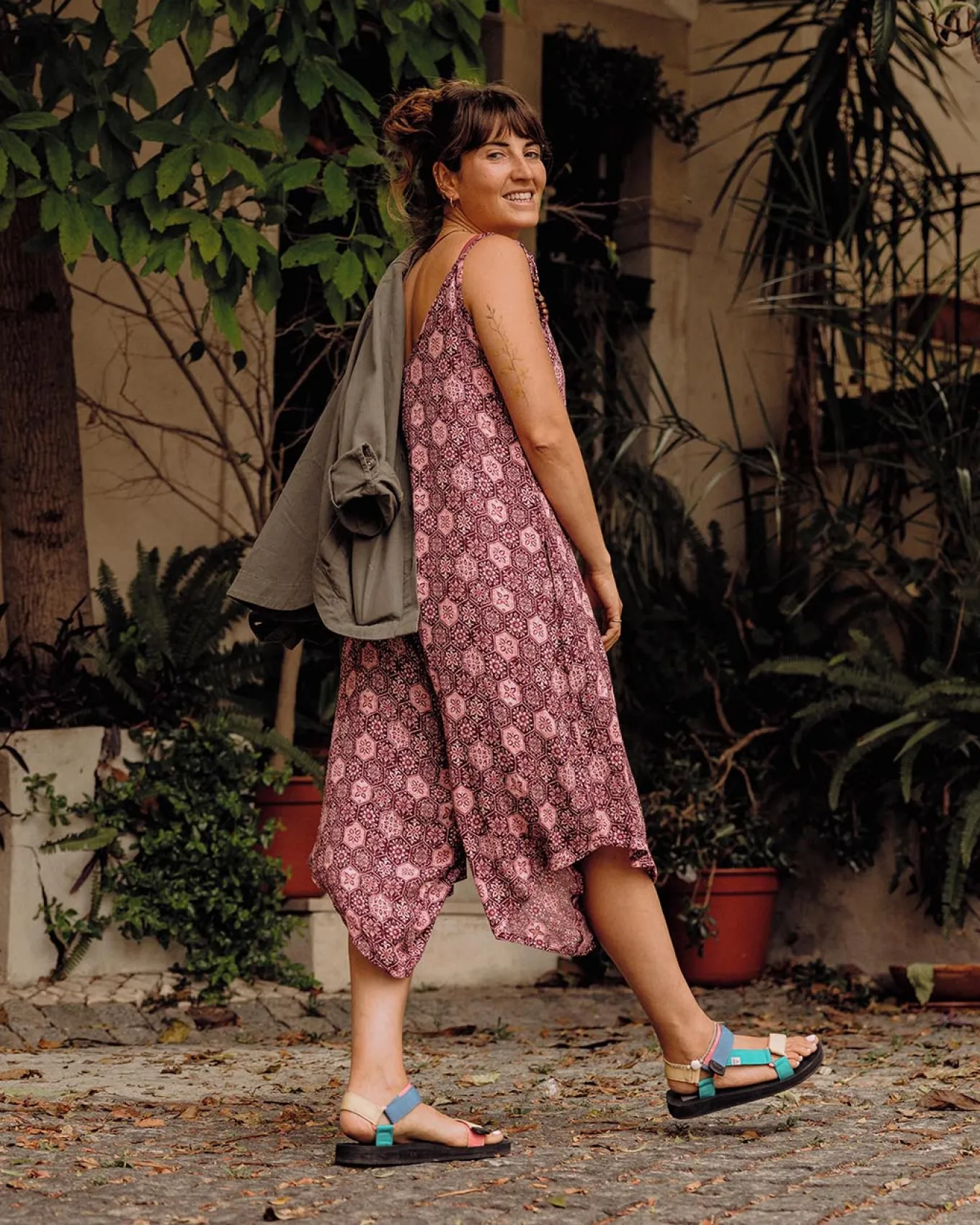 Copetín Jumpsuit - Fliesenwein