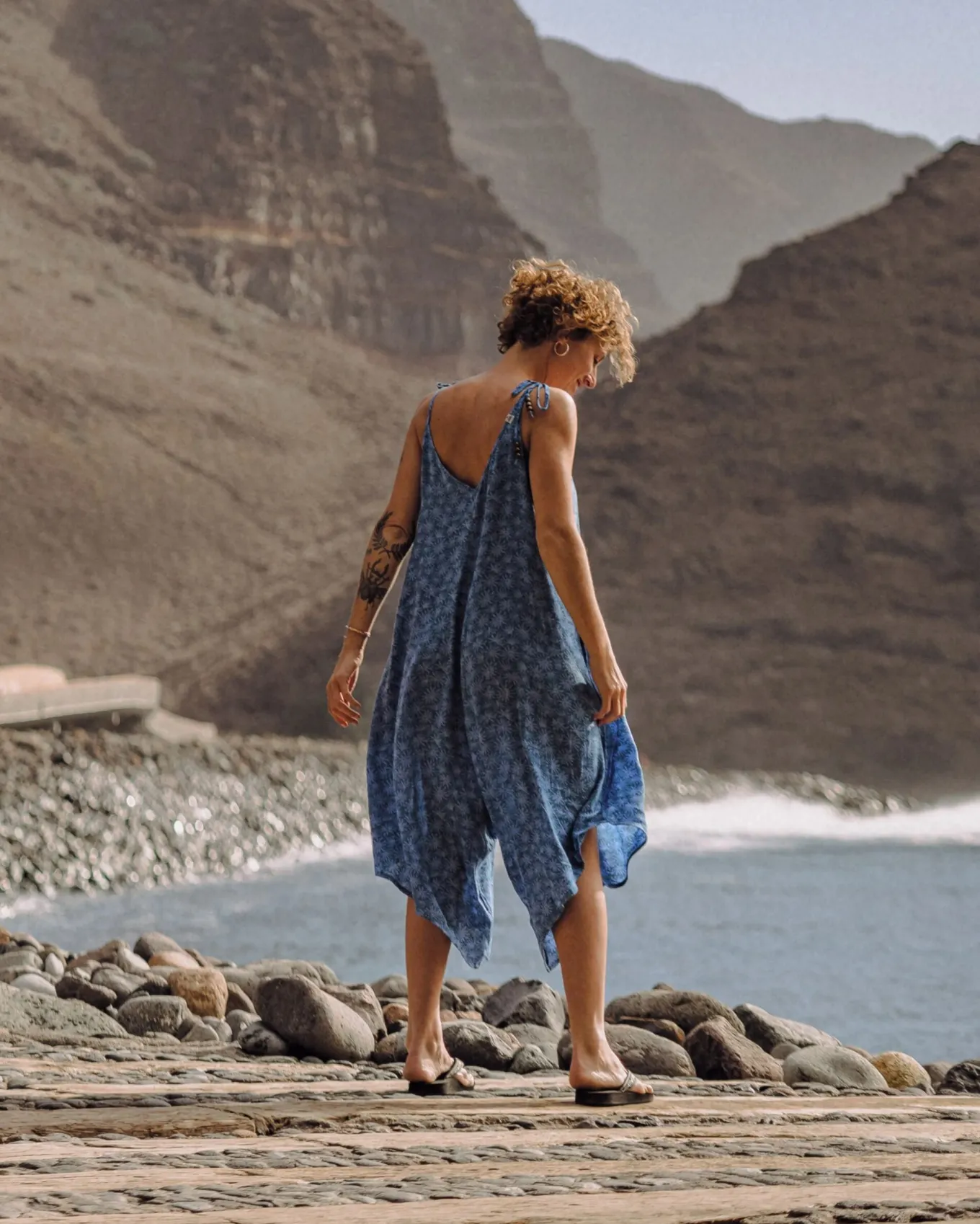 Copetín Jumpsuit - Seegras Blauer Stahl
