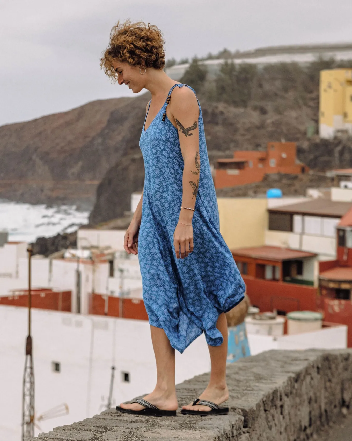 Copetín Jumpsuit - Seegras Blauer Stahl