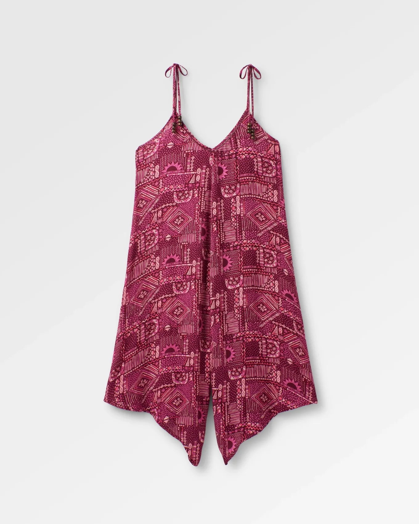 Copetín Jumpsuit - Vintage Patchwork Wein