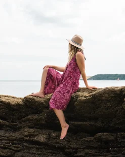 Copetín Jumpsuit - Vintage Patchwork Wein