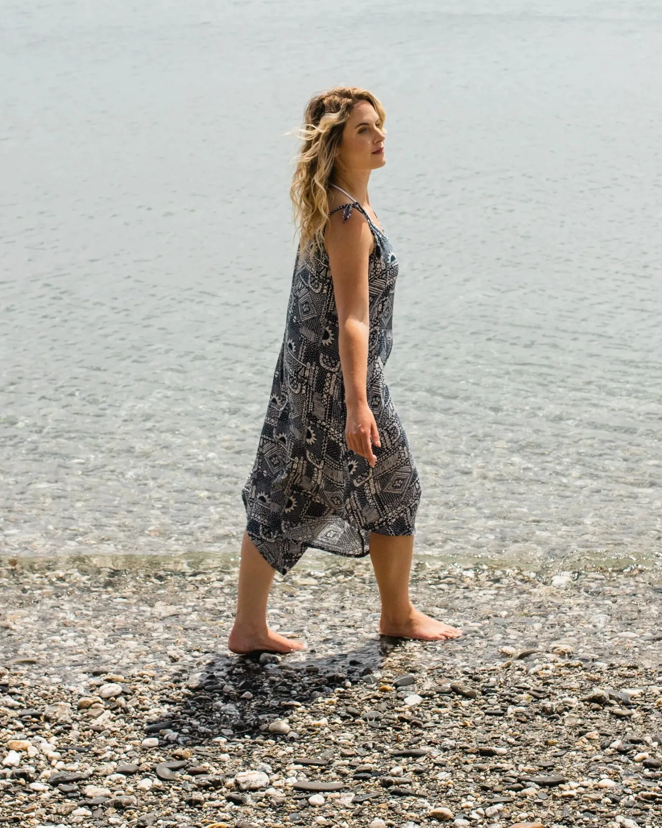 Copetín Jumpsuit - Vintage Patchwork Marineblau
