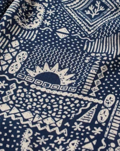 Copetín Jumpsuit - Vintage Patchwork Marineblau