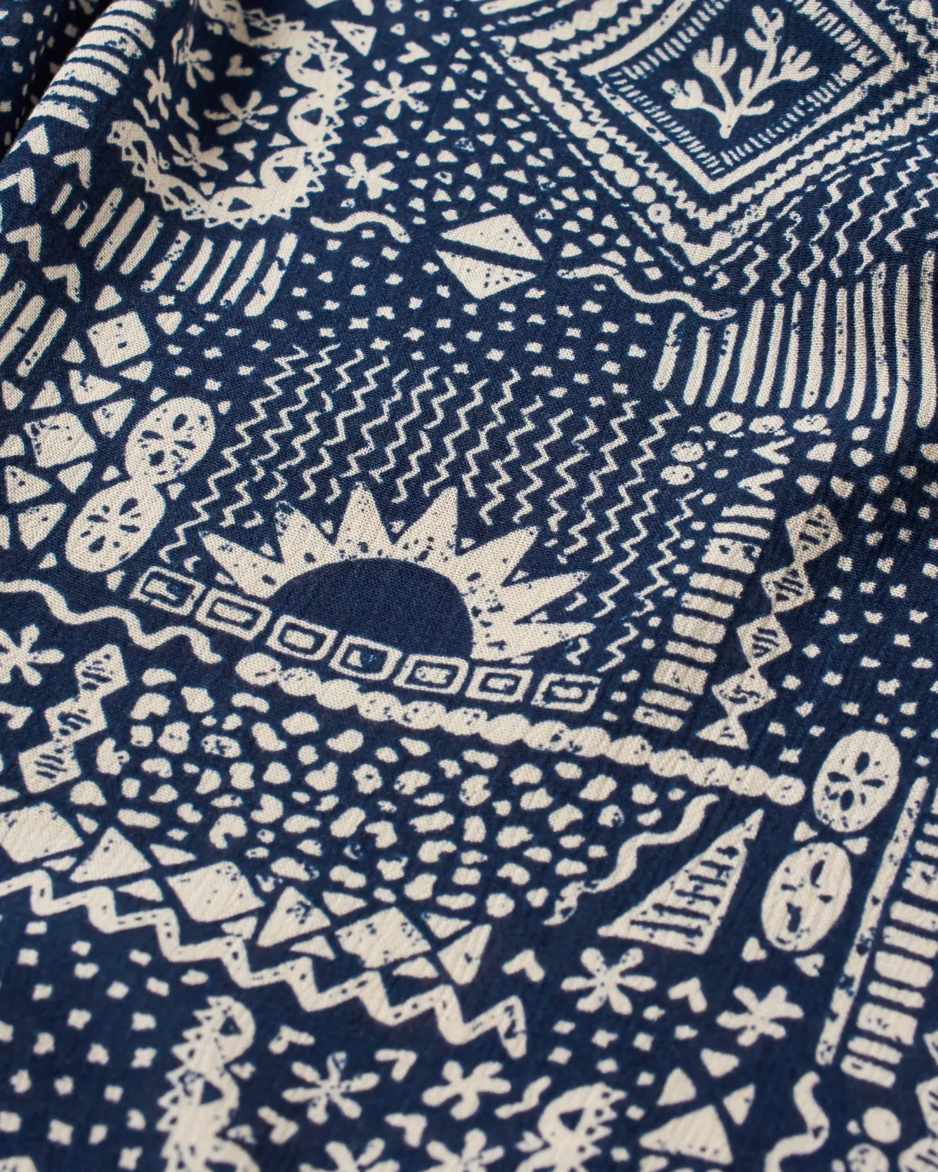 Copetín Jumpsuit - Vintage Patchwork Marineblau
