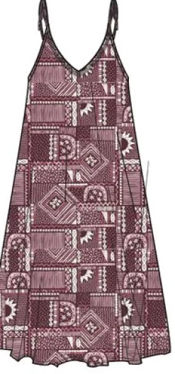 Copetín Jumpsuit - Vintage Patchwork Wein