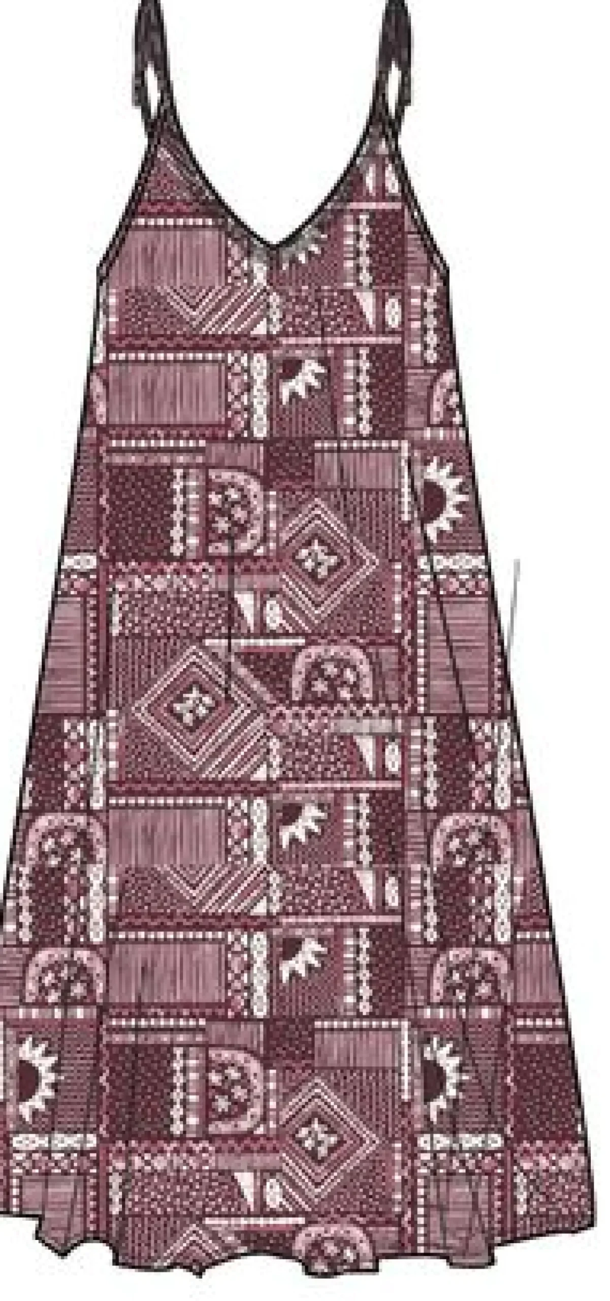 Copetín Jumpsuit - Vintage Patchwork Wein