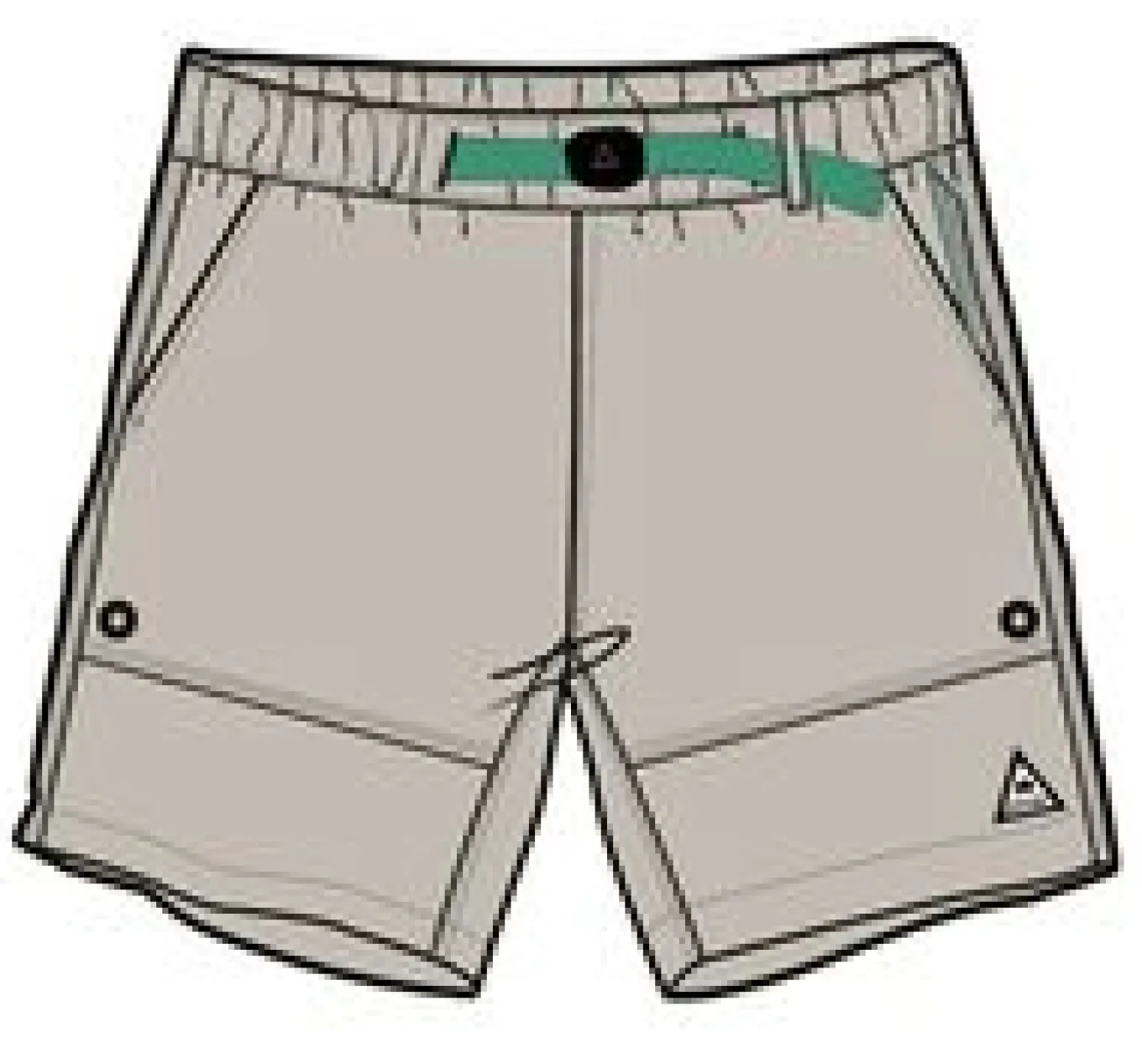 Core Allzweck-Short - Kieselgrau