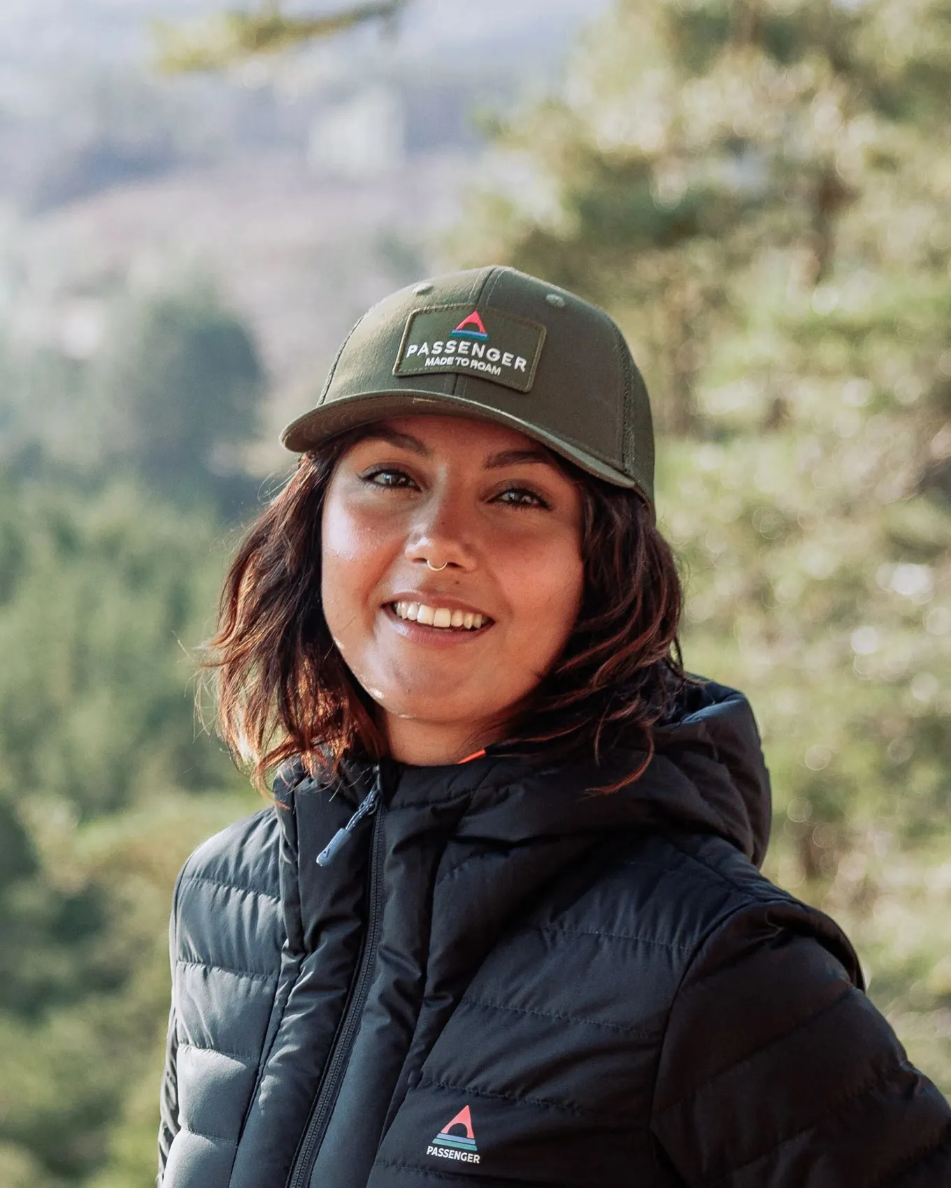 Core recycelte Baumwoll-Trucker-Kappe - Khaki