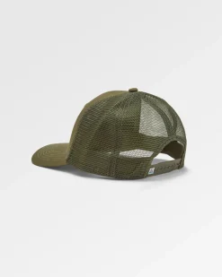 Core recycelte Baumwoll-Trucker-Kappe - Khaki