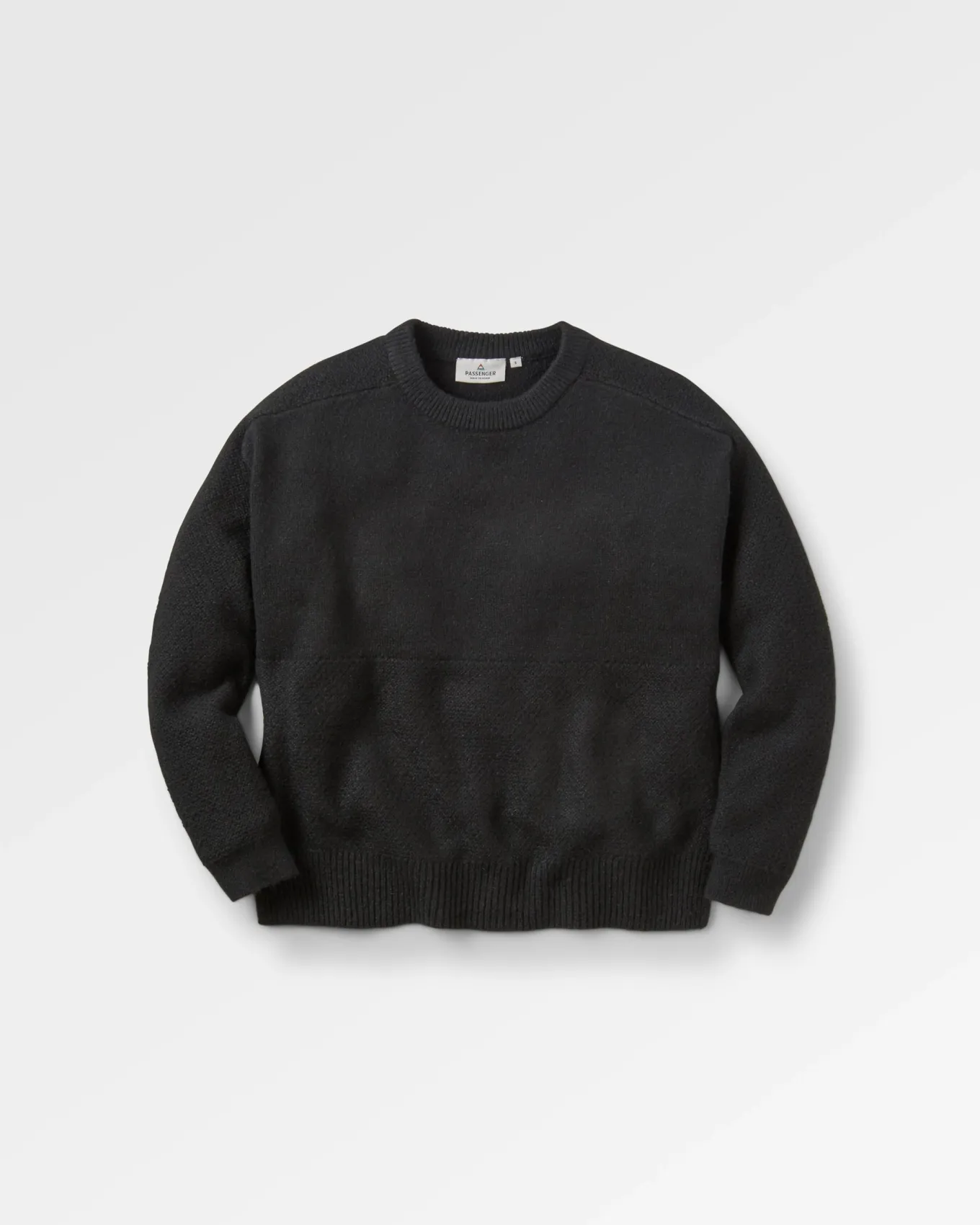 Cove Recycelter Gestrickter Pullover - Schwarz