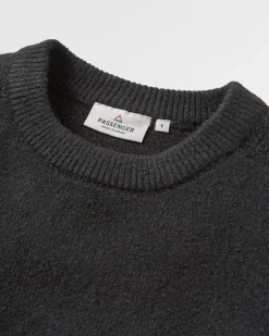 Cove Recycelter Gestrickter Pullover - Schwarz