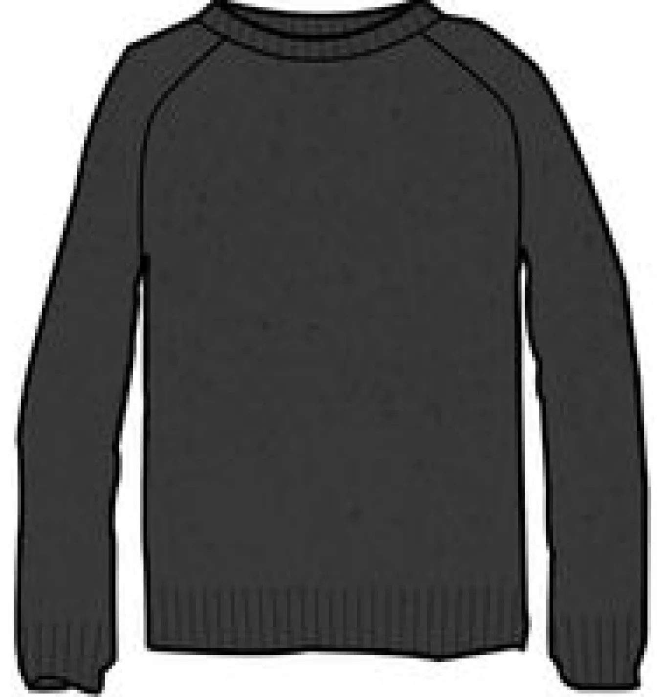 Cove Recycelter Gestrickter Pullover - Schwarz