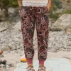 Day Dream Recycelte Hose - Vintage Patchwork Schwarz/Mehrfarbig