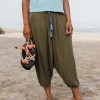 Daylily Lockere Hose - Khaki