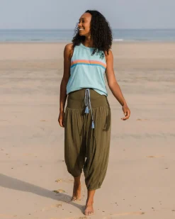 Daylily Lockere Hose - Khaki