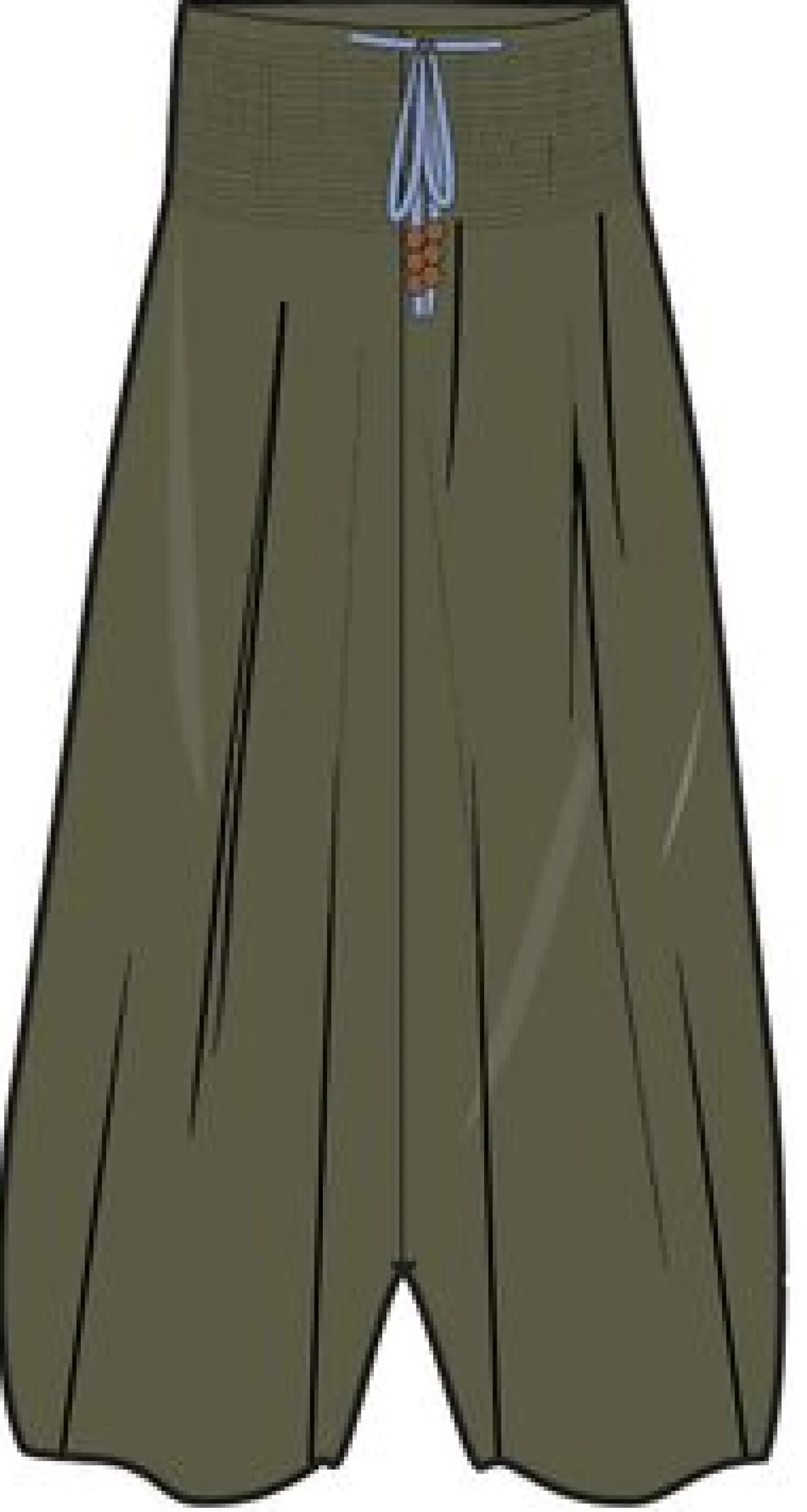 Daylily Lockere Hose - Khaki