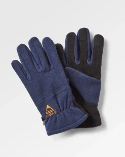 Daytrip Recycelte Polar-Fleece Touchscreen-Handschuhe - Tiefes Marineblau