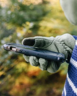 Daytrip Recycelte Polar-Fleece Touchscreen-Handschuhe - Khaki