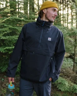 Diablo Wasserabweisender Smock aus recyceltem Material - Verblasstes Schwarz