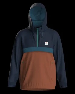 Diablo Wasserabweisender Smock aus recyceltem Material - Tiefes Marineblau