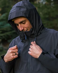 Diablo Wasserabweisender Smock aus recyceltem Material - Verblasstes Schwarz
