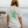 Discovery hochgekrempeltes Ärmel T-Shirt - Marshmallow
