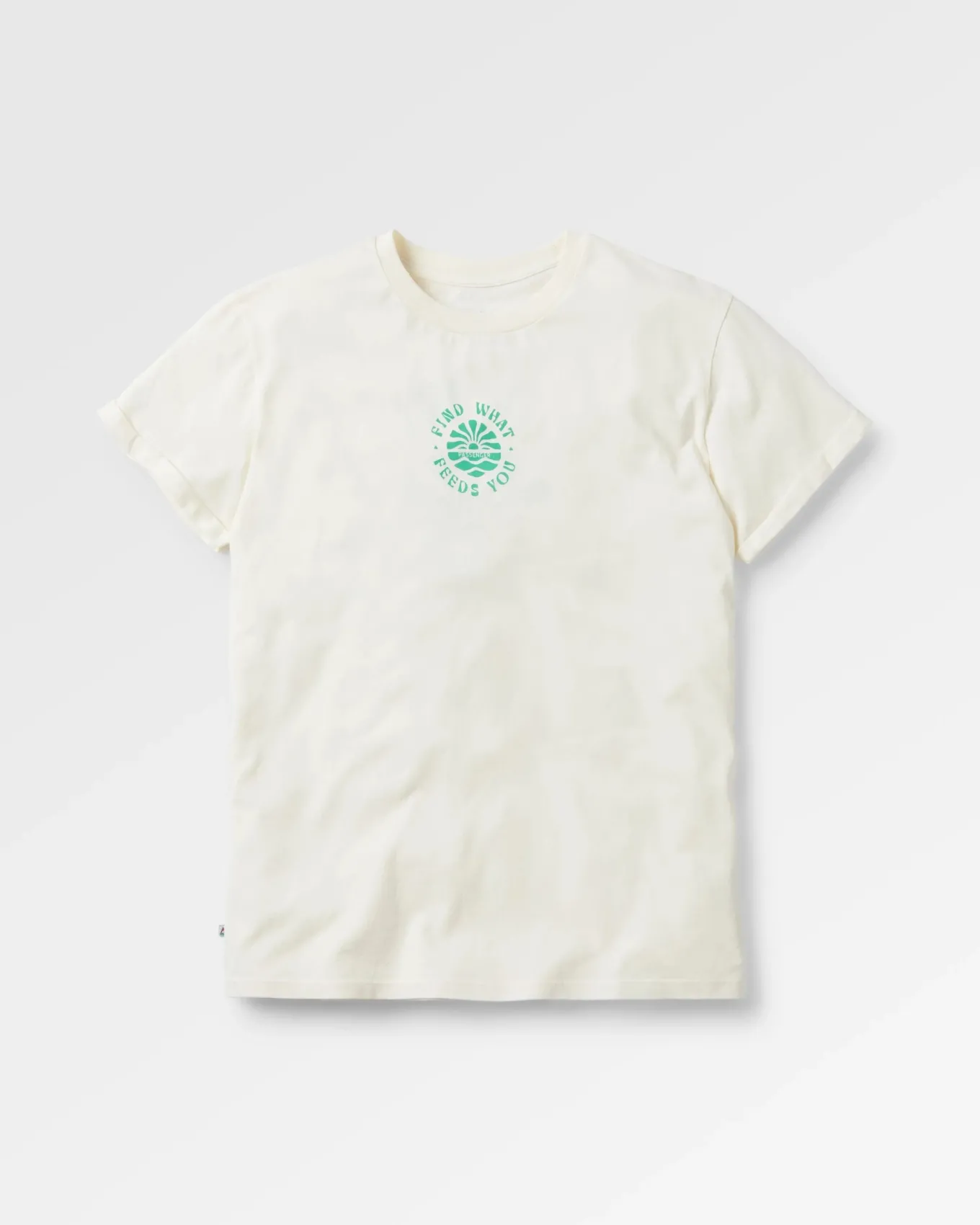 Discovery hochgekrempeltes Ärmel T-Shirt - Marshmallow