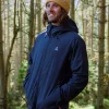 Downpour Recycelte Wasserdichte Jacke - Tiefes Marineblau