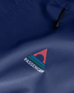 Downpour Recycelte Wasserdichte Jacke - Tiefes Marineblau