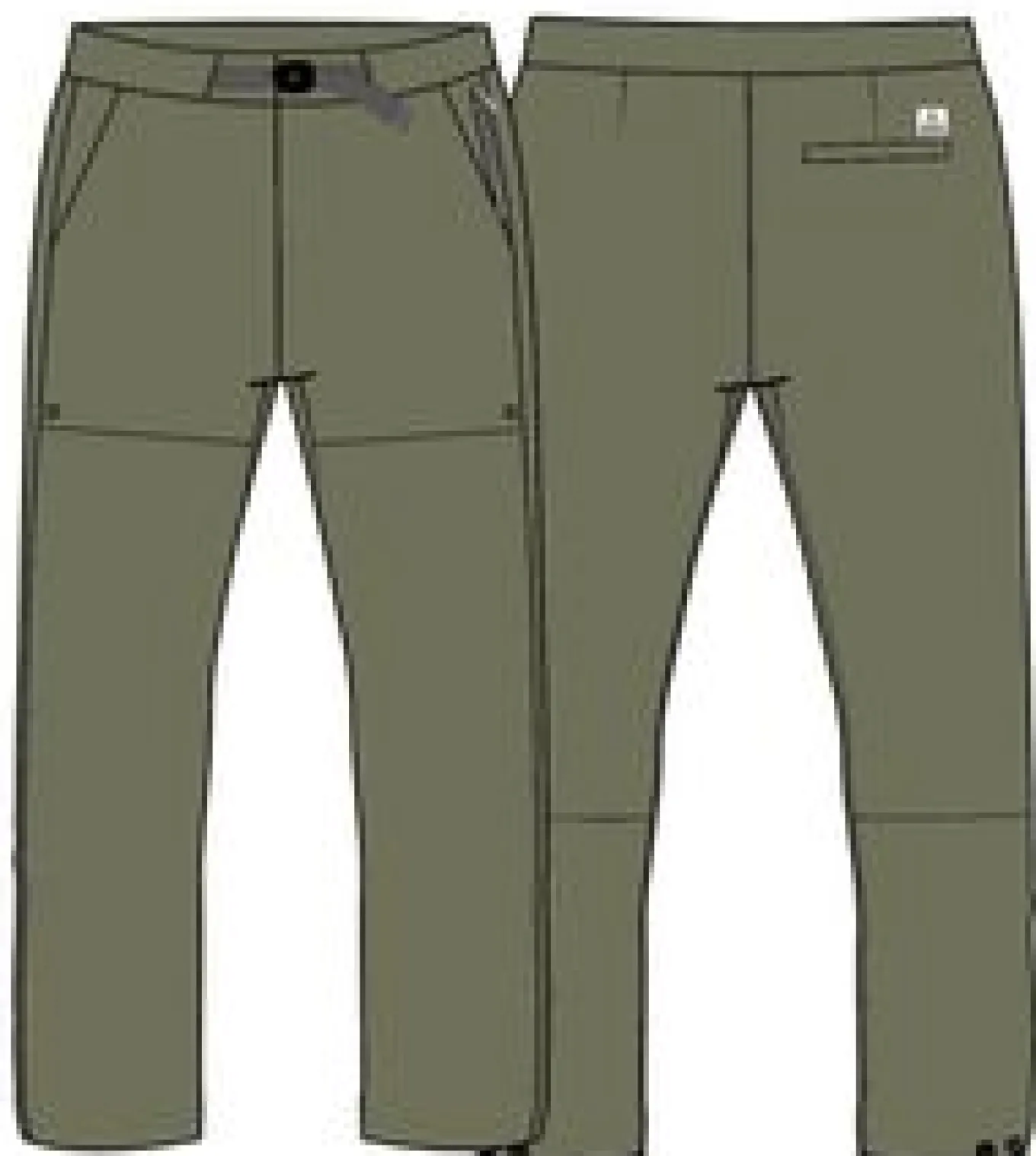 Drift Hose - Staubige Olive