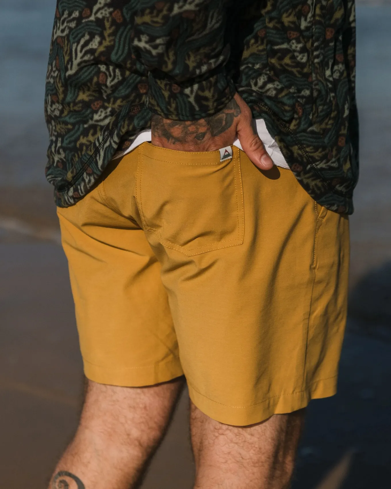Drifter Allzweck-Short - Senfgold
