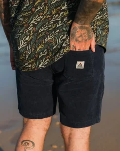 Drifter Cord Shorts - Tiefes Marineblau