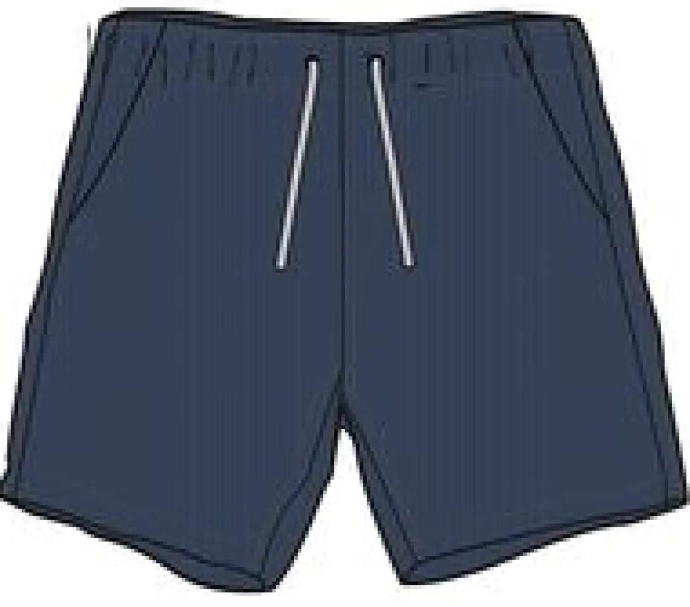 Drifter Cord Shorts - Tiefes Marineblau