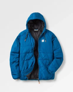 Dylan Recycelte Isolierte Jacke mit Reißverschluss - Gezeitenblau