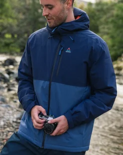 Eclipse isolierte wasserdichte Jacke - Tiefes Marineblau