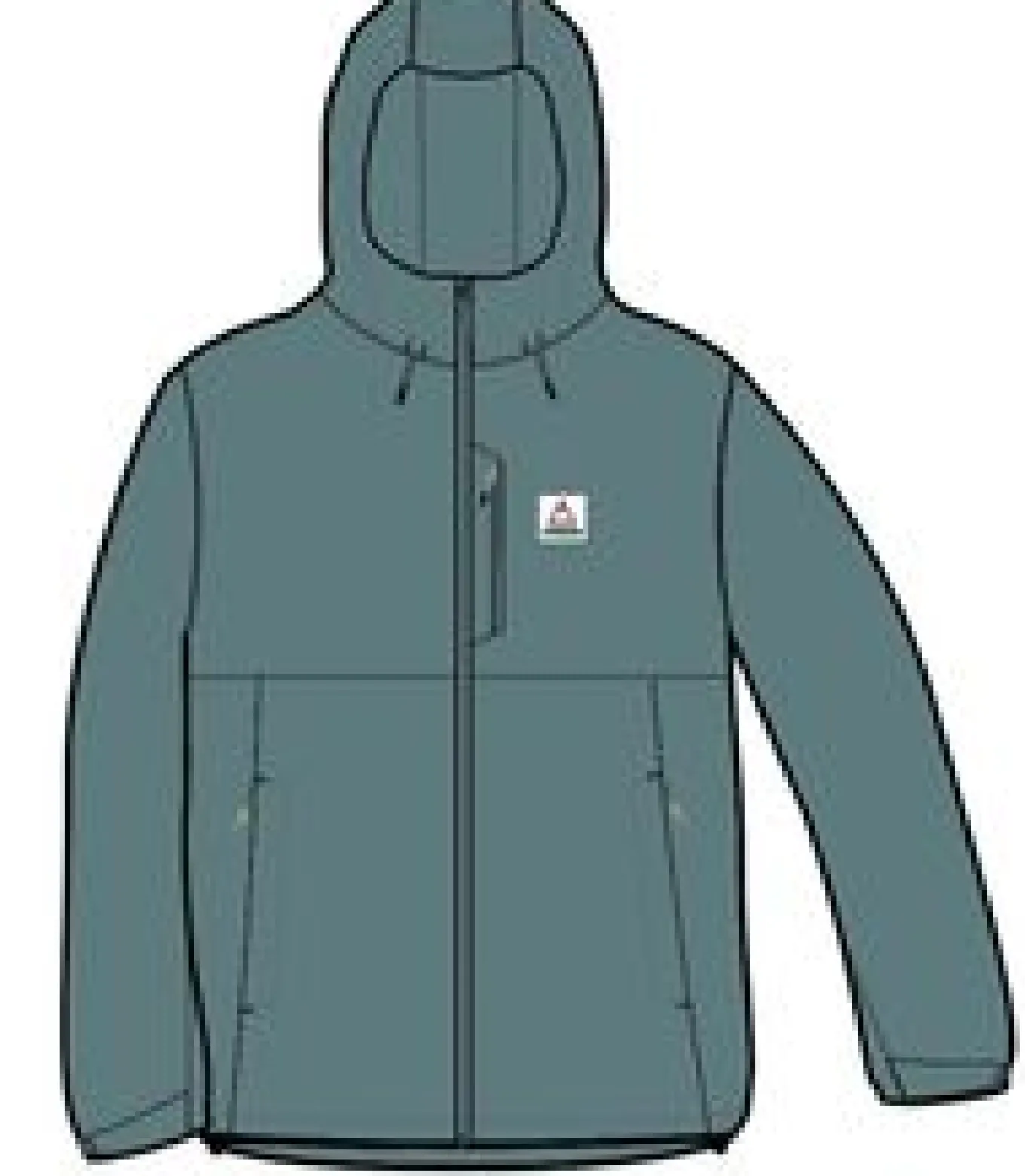 Eclipse isolierte wasserdichte Jacke - Arktis