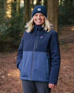 Elevate isolierte wasserdichte Jacke - Tiefes Marineblau