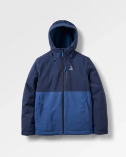Elevate isolierte wasserdichte Jacke - Tiefes Marineblau